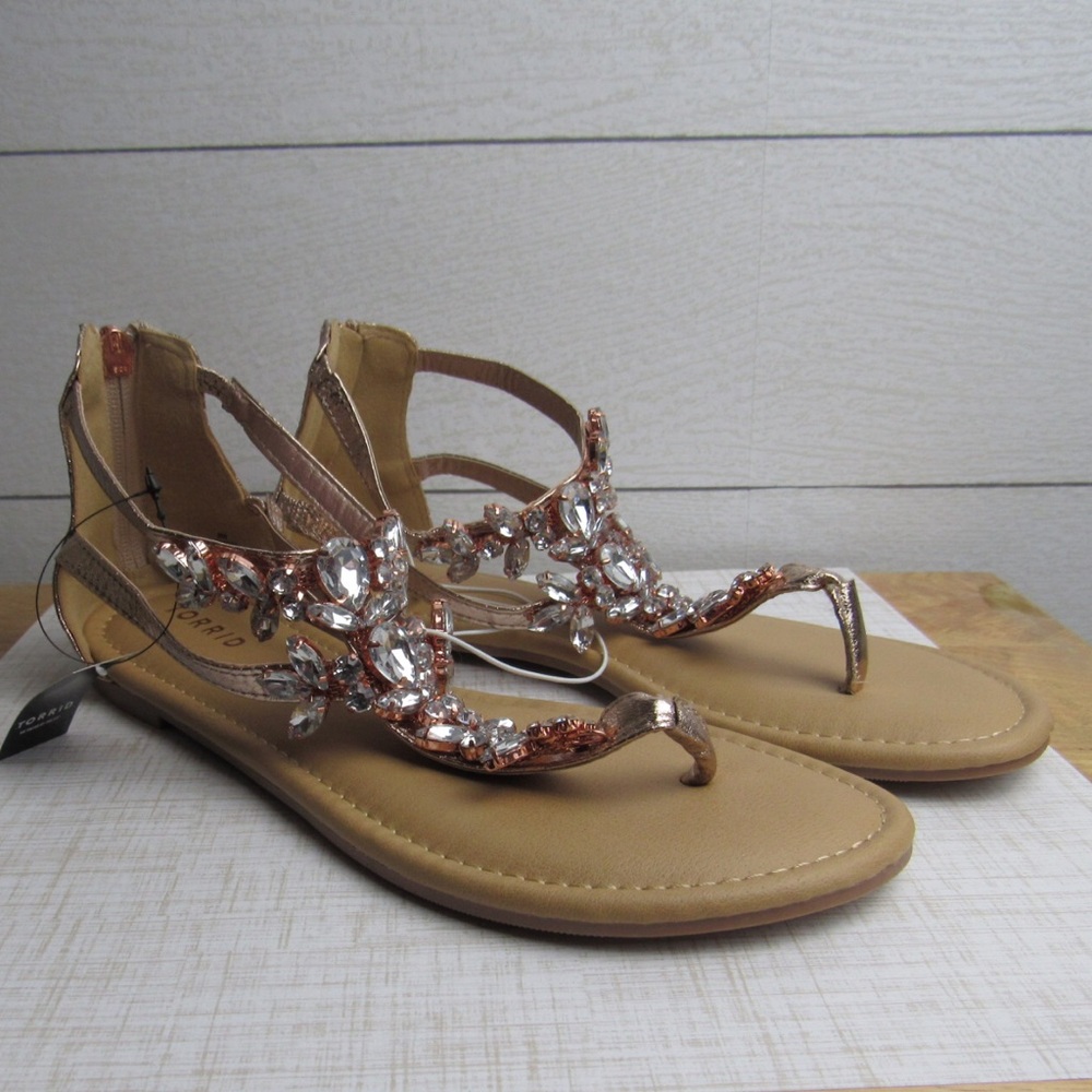 Torrid diamond sandals 8W
